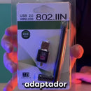 Adaptador Wifi Usb 600mbps Antena 802.iin 802-1 Wireless