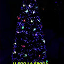 Arbol De Fibra Óptica Y Led 1.80, 1 Año De Garantía + Regalo