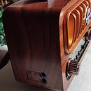 Radio Multibandas Retro Solar Excelente Sonido Y Sintonia Café