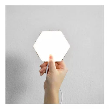 Paneles De Luz Led Rgb Hexagonal Táctil Decoración Creativa