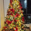 Árbol Andino 2.00m Navideño Para Decoración Muñecos Luces Verde