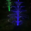 Luces Solares Navideñas Fuegos Artificiales Arbol Navidad Rgb