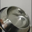 Comedero Plato Para Perros Y Gatos En Acero Inoxidable 22cm Color Plateado