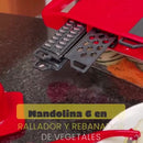 Cortador De Cocina Rallador De Verduras Mandoline 6 En 1