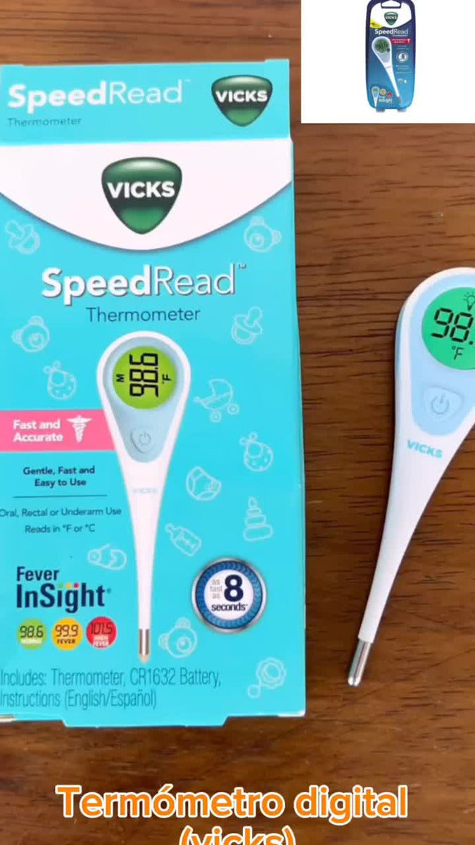 Termómetro digital de lectura rápida Vicks de Vicks, cada uno de Vicks