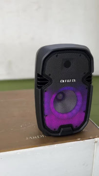 Parlante Bluetooth Aiwa Awsp08twl 300w Flame Con Microfono Color Negro