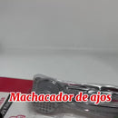 Exprimidor Acero Inoxidable Ajos Prensa Trituradora Plateado