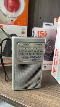 Radio Portátil Nanotec Am/fm/sw Recargable Bluetooth
