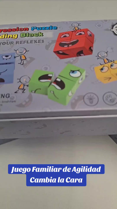 Cubos Rubik´s Caritas -juego De Mesa-rompecabezas De Madera