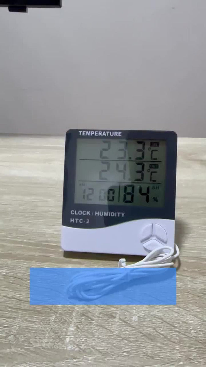 Termohigrómetro Digital Htc-2 Con Certificado De Calibracion