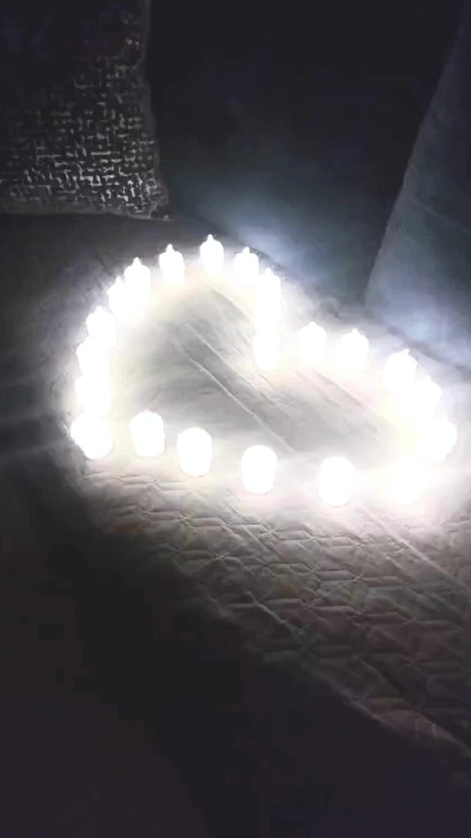 50 Piezas De Velas Led Sin Llama, Suministros Para Fiestas