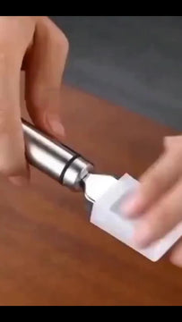 Cortador Acero Inoxidable Para Cebolla Y Verduras Manual Plateado Brillante