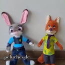Judy Y Nick Inspirados En Zootopia Gris Y Naranja