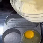 Sartén Para Tortillas Y Hamburguesas De Doble Orificio
