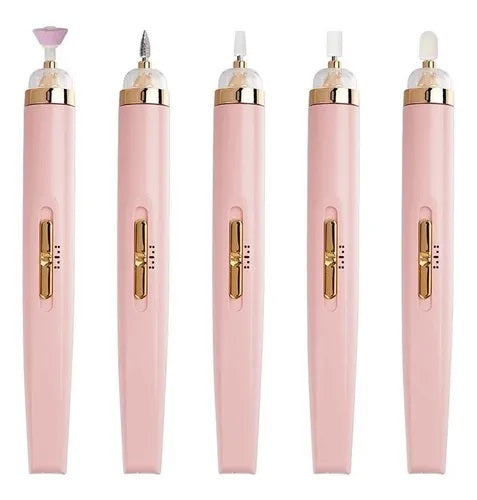 Pulidor Eléctrico Lima Uñas Manicure Recargable Pedicure Luz