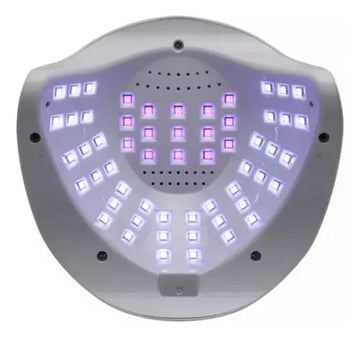 Lampara De Secado De Uñas Uv Led Sun S8 Pro 268w Fucsia