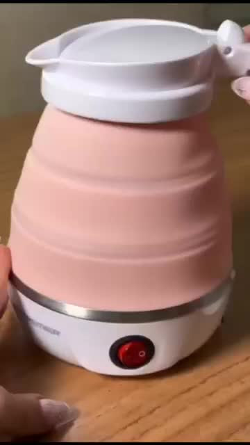 Calentador Eléctrico Plegable Portable Hervidor De Liquido Color Blanco