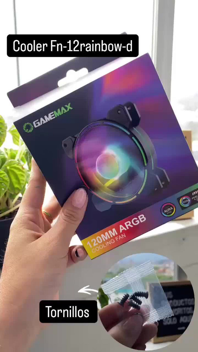 Cooler Gamemax Fn-12rainbow-d 120mm Argb