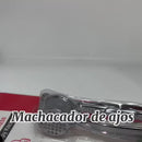 Exprimidor Plateado Acero Inoxidable Ajos Prensa Trituradora