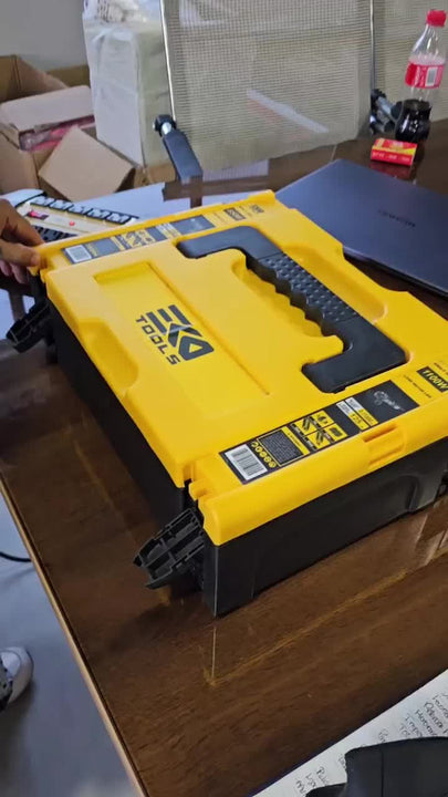 Kit Taladro Percutor 1/2 850w + Pulidora 5 1100w + Estuche Amarillo 50