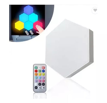 Paneles De Luz Led Rgb Hexagonal Táctil Decoración Creativa