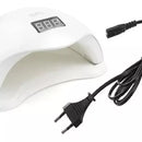 Secador Esmalte Gel Acrilica Uv Lampara 18led 36w Digital Color Blanco 110V/220V