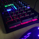 Combo Teclado Y Mouse Alambrico Retroiluminado Rgb Negro