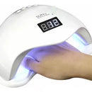 Secador Esmalte Gel Acrilica Uv Lampara 18led 36w Digital Color Blanco 110V/220V