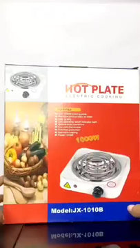 Estufa Eléctrica Sencilla Portátil De Un Puesto 1000w Blanco