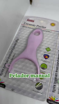 Pelador Manual Vertical Super Liviano Fruta Y Verdura Papas Multicolor