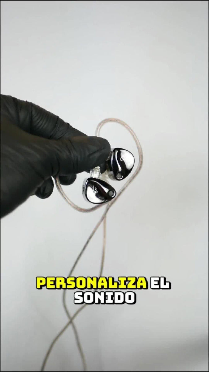 Audífonos Kz Castor Bass Edition Microfono In Ear 4 Driver Negro