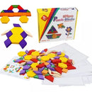 Puzzle Rompecabezas Geométrico De Madera Para Niños 125pc