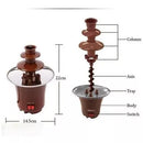 Mini Fuente De Chocolate 3 Niveles Eléctrica Acero