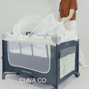 Cuna Corral Colecho Para Bebe Con mosquitero Sleep 2 en 1 Bebesit Incluye Bolsa de viaje