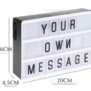 Letrero Led Cinematic Light Box Letras Luz Led