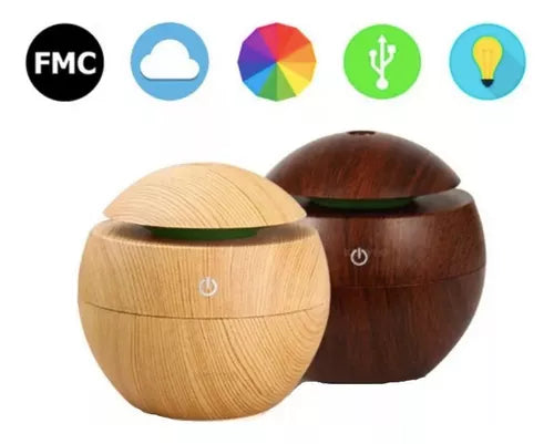 Humidificador Difusor Aromaterapia Luces Led - Esfera