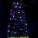 Arbol De Fibra Óptica Y Led 1.50, 1 Año De Garantía+regalo