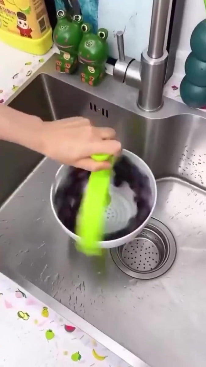 Colador Escurridor Giratorio Verduras Fruta Utensilio Cocina Diseño
