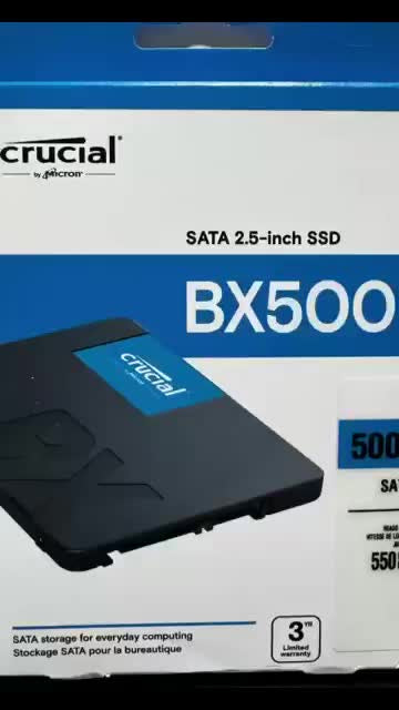 Disco Solido Sata interno 2.5 Crucial 500 Gb BX500