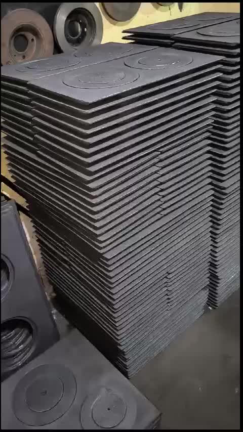 Plancha Para Estufa Leña 2 Puestos Gris Metalico
