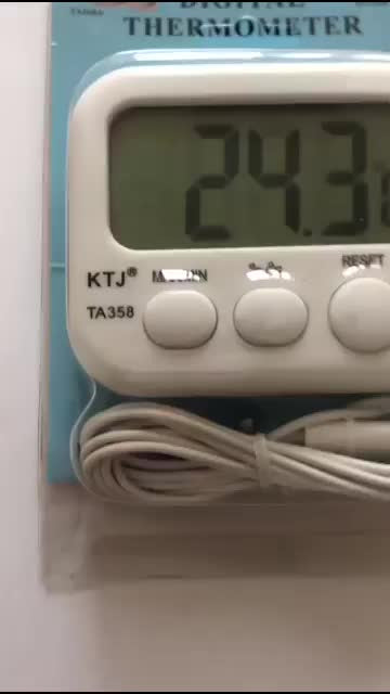 Termómetro Digital Ktj Con Sonda Para Refrigeración