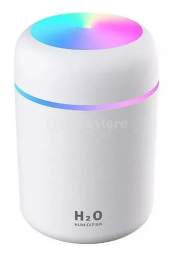 Humidificador Difusor Aroma Ambientador Luz Led H2o Cilindr