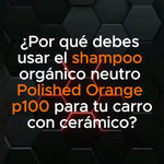 Shampoo Orgánico Ph Neutro Motos Y Autos Con Cerámico 1000ml