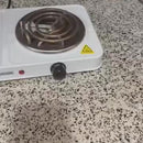 Fogon Eléctrico 2 Puestos, Estufa Electrica 5 Niveles Temperatura Color Negro Impovd