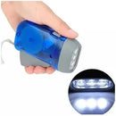 Linterna Manual Con Dinamo Sin Pilas Ni Cables Hogar Camping Color de la luz Blanco