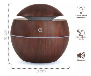 Humidificador Difusor Aromaterapia Luces Led - Esfera