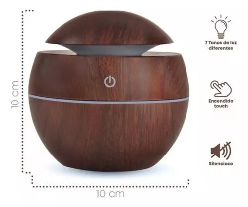 Humidificador Difusor Aromaterapia Luces Led - Esfera