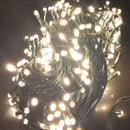 Serie Navideña Luz Led Calida X200 Luces Cable Verde Paq. X2