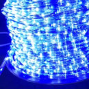Manguera Led 3 Vias Luces Navideñas X 7mt Blanco Y Azul