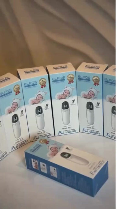 Termómetro Infrarrojo Frente Sin Contacto Digital Con Alarma Blanco